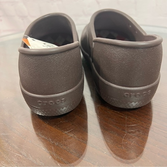 CROCS brown rubber clog (nurse’s shoes) in size 5 - Picture 3 of 12
